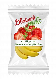 Мини- Карамель Двойной микс со вкусом банана и клубники