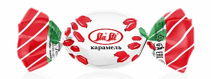 Карамель Sla Sti леденцовая без начинки с барбарисовым вкусом