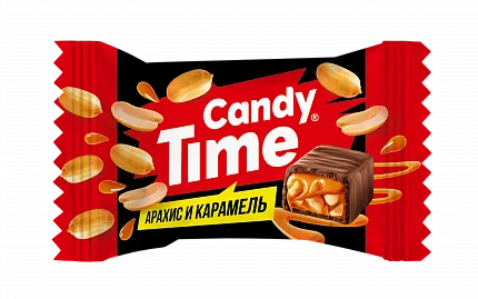 Candy Time арахис и мягкая карамель